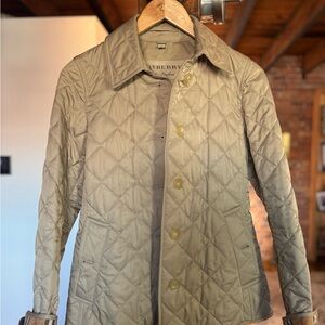Burberry Women's Quilted Beige Jacket